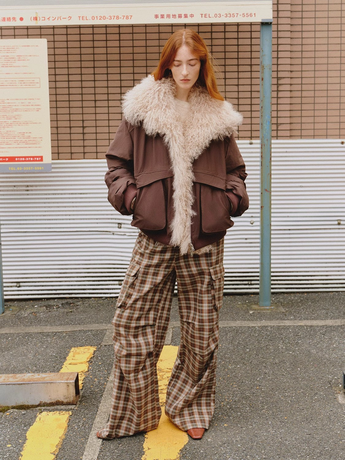 Detachable Wool Collar Down Jacket – Pilot Style Warmth & Elegance