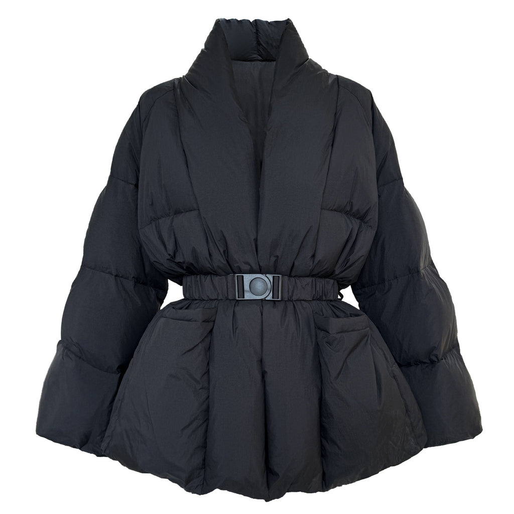 V-Neck Puffer Jacket, Chinatown | Women - BYMANYC ® New York