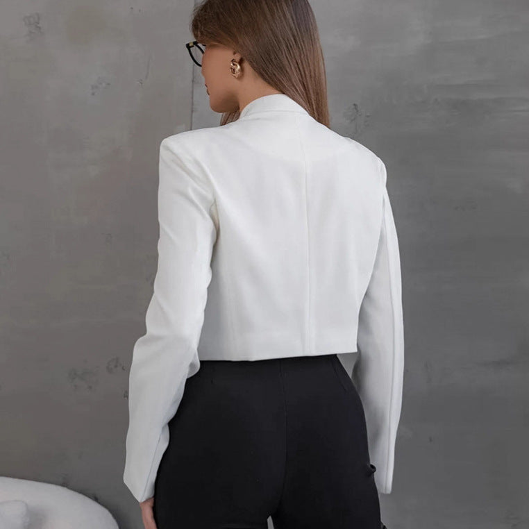 Versatile Stand Collar Blazer, Manhattan | BYMANYC ® New York